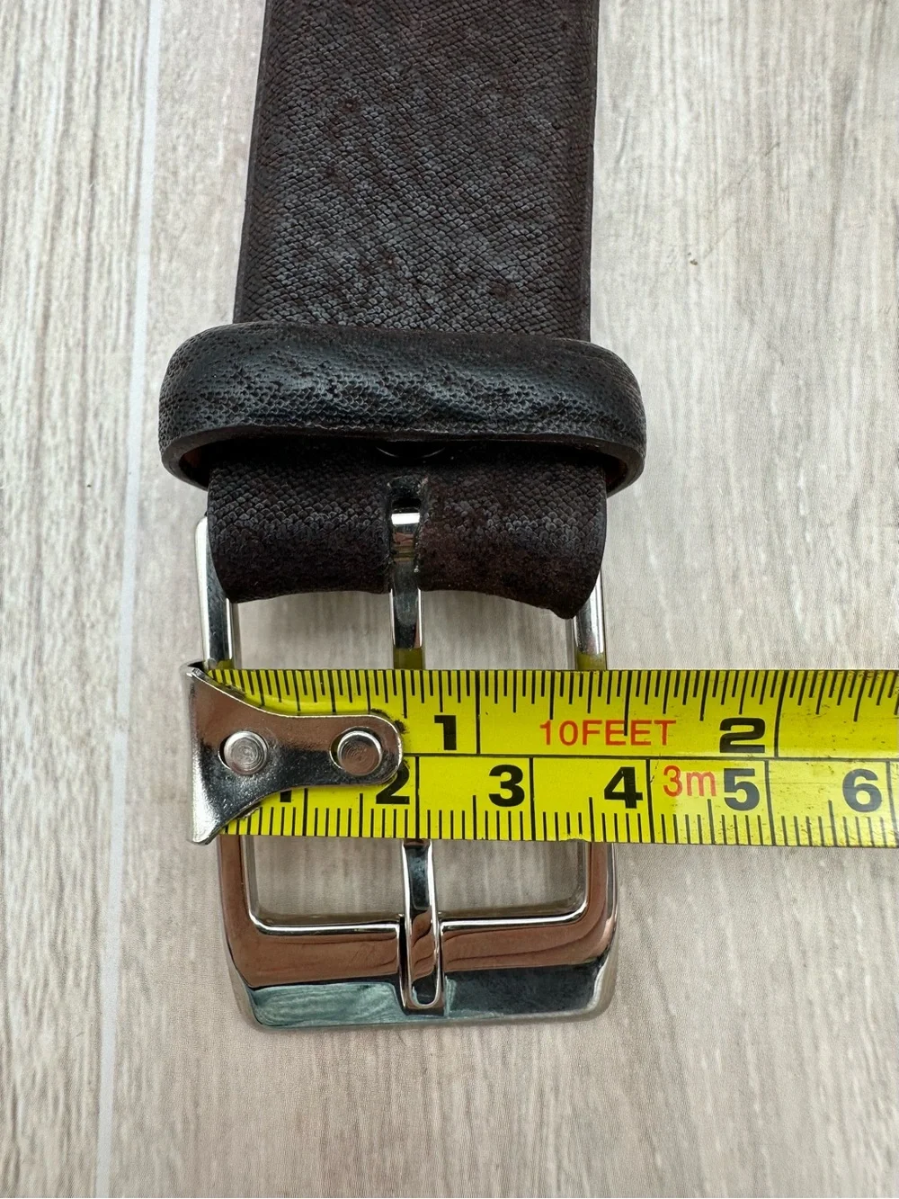 Fullum & Holt Imported Genuine Skark Skin Black Leather Men’s Belt 01102B Sz 40